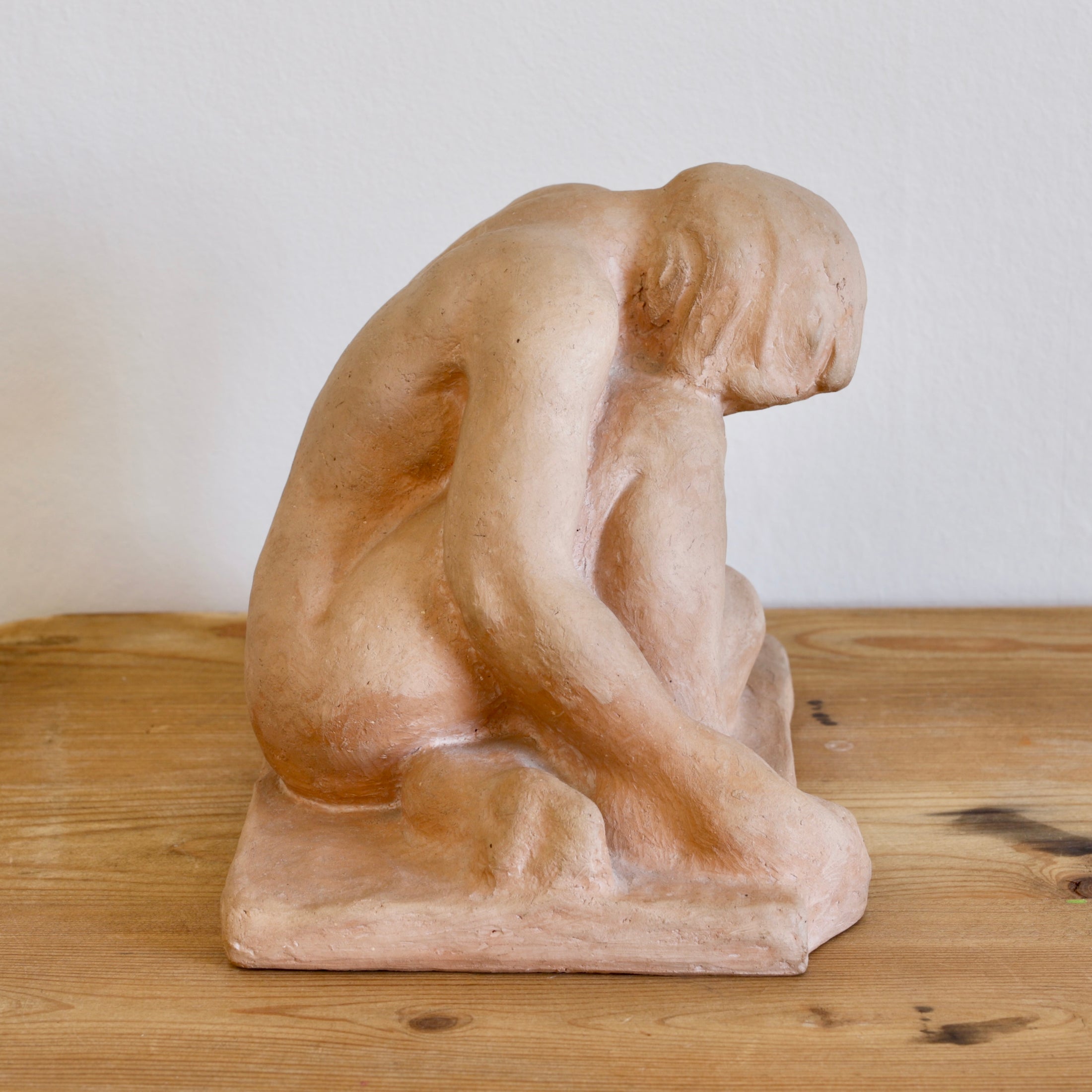 Vintage Original Sculpture of Female Form from Sweden