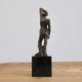 Load image into Gallery viewer, Pair of Mid Century Bronze Figurative Sculptures from Sweden
