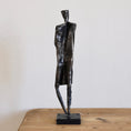 Load image into Gallery viewer, Vintage 1960's Brutalist Metal Sculpture from Sweden
