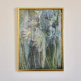 Load image into Gallery viewer, Vintage Abstract Floral Painting from Sweden
