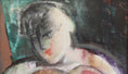 Load image into Gallery viewer, Expressive Vintage Portrait Painting from Sweden
