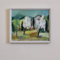 Load image into Gallery viewer, 1940's Mid Century Vintage Oil Painting of Paris By Listed Artist F Lundqvist
