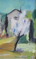 Load image into Gallery viewer, 1940's Mid Century Vintage Oil Painting of Paris By Listed Artist F Lundqvist
