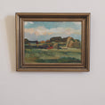 Load image into Gallery viewer, 1930's Mid Century Original Vintage Farmhouse Oil Painting from Sweden
