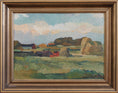 Load image into Gallery viewer, 1930's Mid Century Original Vintage Farmhouse Oil Painting from Sweden
