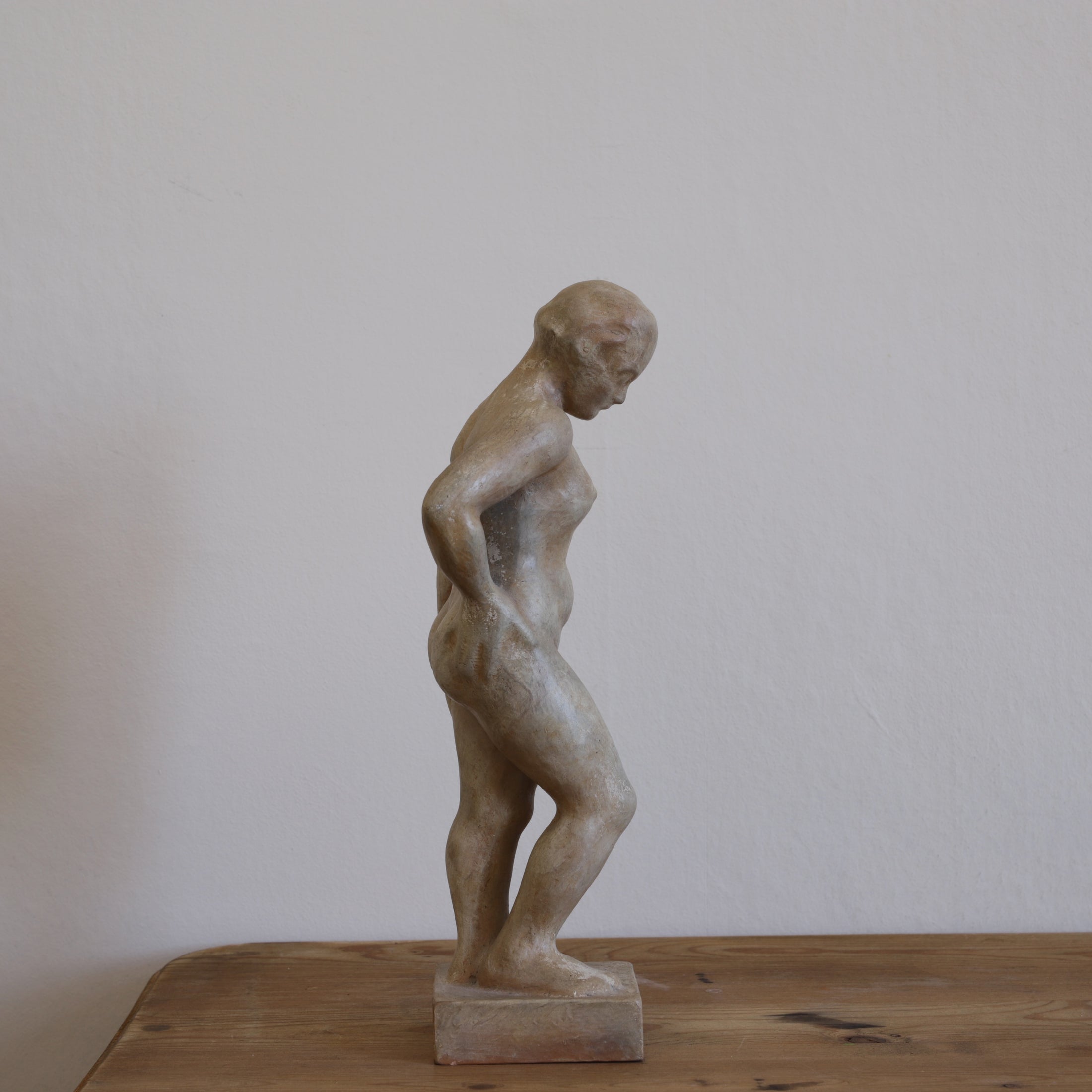 Vintage 1930's Original Sculpture of Female Form from Sweden