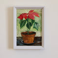 Load image into Gallery viewer, Original 1970's Vintage Floral Oil Painting from Sweden
