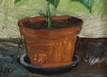 Load image into Gallery viewer, Original 1970's Vintage Floral Oil Painting from Sweden
