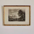 Load image into Gallery viewer, Vintage Art Room Original Pastoral Scene with Shepards
