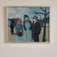 Load image into Gallery viewer, Mid Century Original Oil Painting From Sweden by K Christensen
