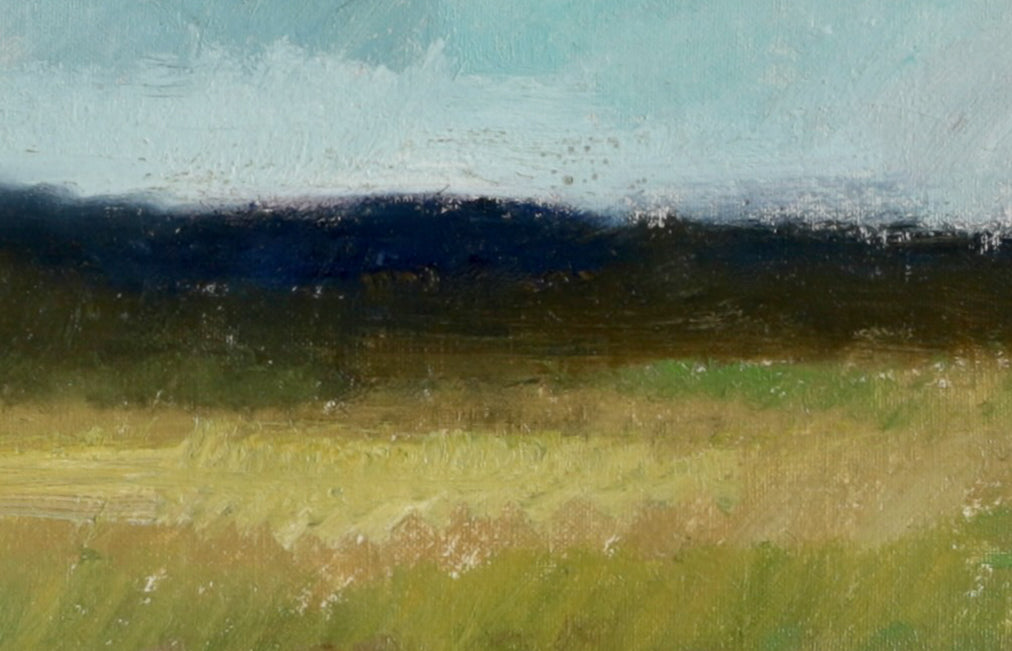 Mid Century Vintage Art Room Original Landscape Oil Painting