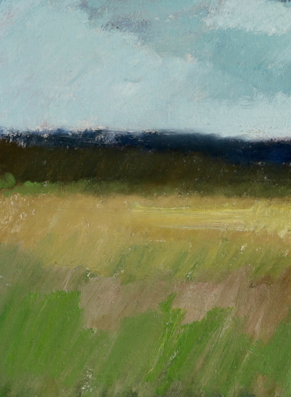 Mid Century Vintage Art Room Original Landscape Oil Painting