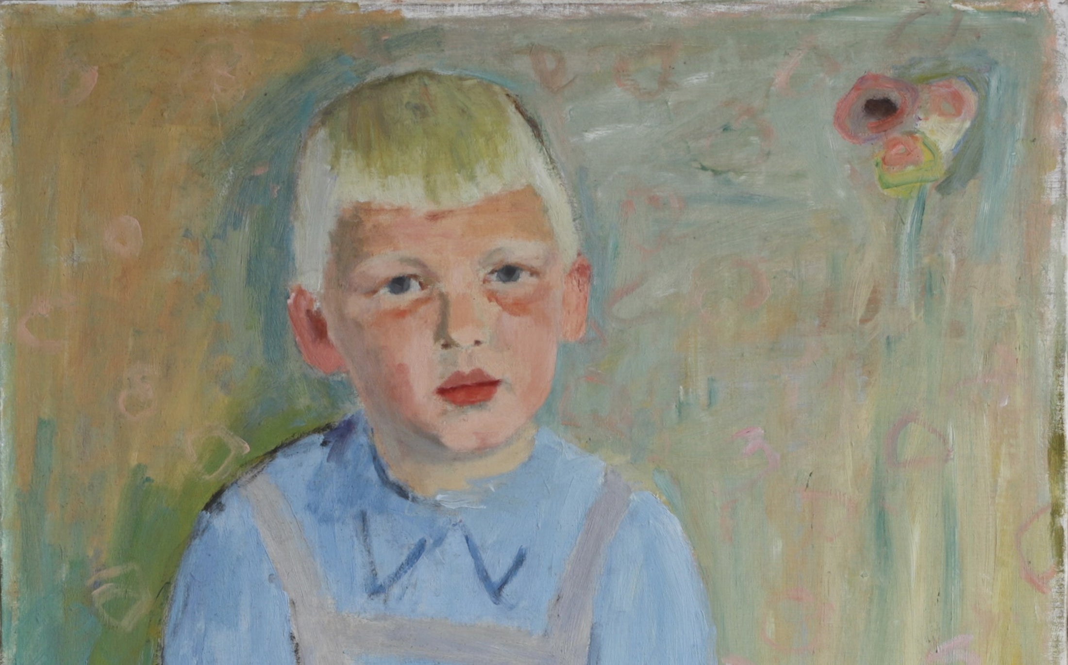Vintage Art Room Mid Century 1940's Portrait Sweden