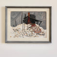 Load image into Gallery viewer, Mid Century Vintage Original 1950's Landscape Painting from Sweden
