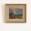 Load image into Gallery viewer, Vintage Art Original Seascape Oil Painting from Sweden
