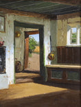 Load image into Gallery viewer, Vintage Art Interior Mid Century Oil Painting From Sweden
