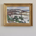 Load image into Gallery viewer, Mid Century Original Landscape Oil Painting from Sweden
