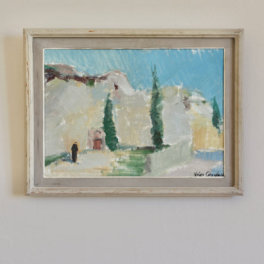 Vintage Art Original Oil Painting From Sweden H Cardell