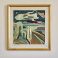 Load image into Gallery viewer, Vintage Art Original Mid Century Landscape Oil Painting
