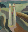 Load image into Gallery viewer, Vintage Art Original Mid Century Landscape Oil Painting

