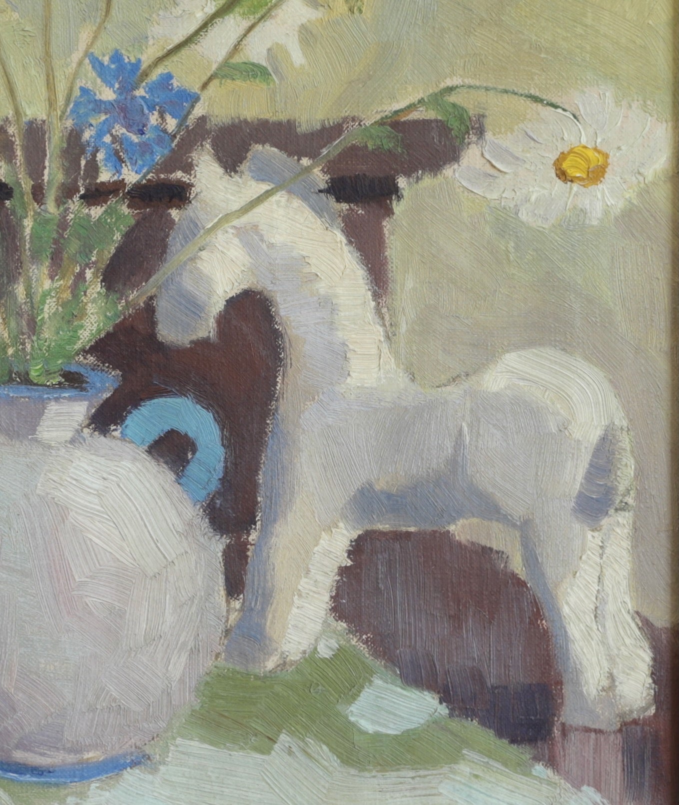 Vintage Art Room Original Still Life from Sweden