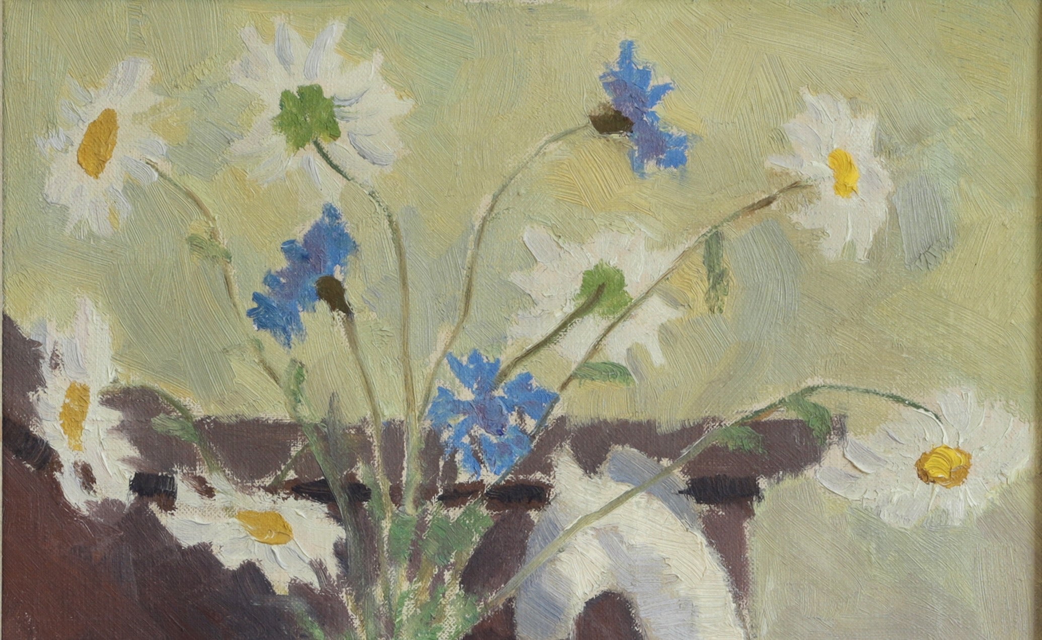 Vintage Art Room Original Still Life from Sweden