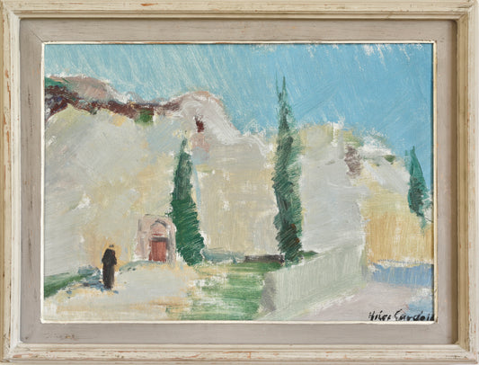 Vintage Art Original Oil Painting From Sweden H Cardell