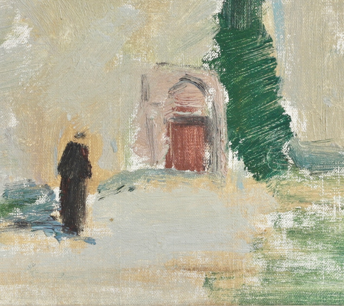 Vintage Art Original Oil Painting From Sweden H Cardell