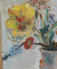 Load image into Gallery viewer, Vintage Art Room Floral Still Life Oil Painting From Sweden
