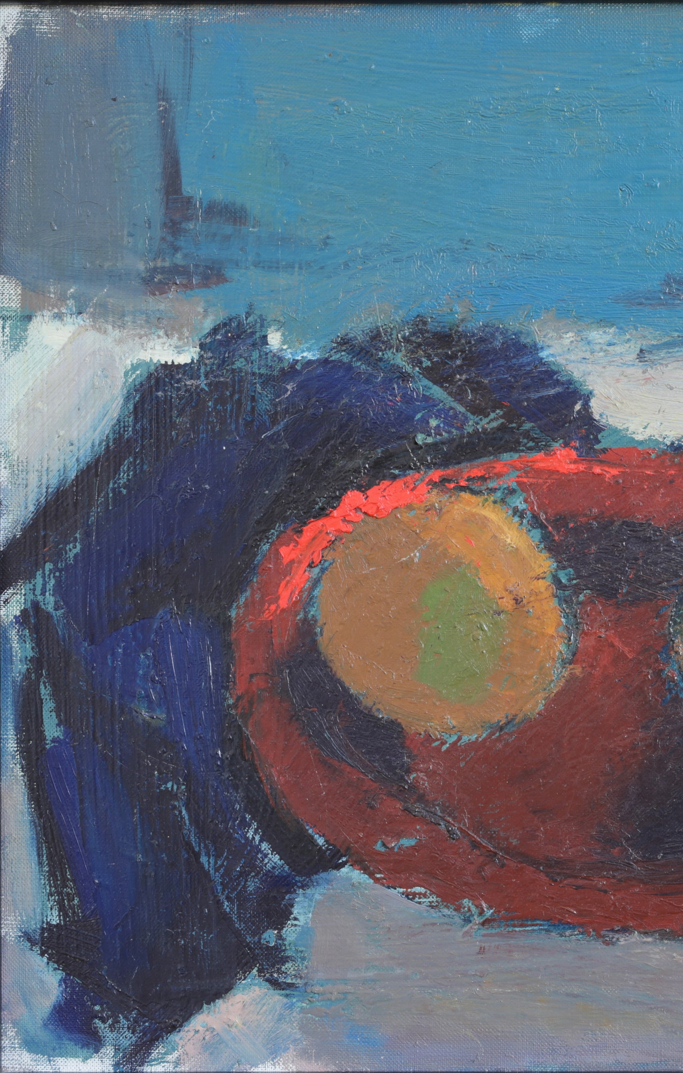 Vintage Art Room Original Mid Century Still Life from Sweden