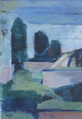 Load image into Gallery viewer, Mid Century Vintage Original Landscape Oil Painting

