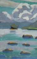 Load image into Gallery viewer, Vintage Mid Century Oil Painting From Sweden by S Sandberg
