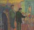 Load image into Gallery viewer, Vintage Art Room Oil Painting From Sweden by M Wallin 1950's
