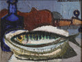 Load image into Gallery viewer, Vintage Art Still Life Mid Century Oil Painting From Sweden
