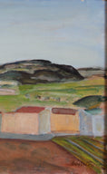 Load image into Gallery viewer, Mid Century Vintage Original Coastal Oil Painting
