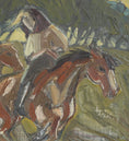 Load image into Gallery viewer, Vintage Art Mid Century Original Oil Painting Landscape from Sweden 1959
