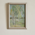 Load image into Gallery viewer, Original Oil Painting Vintage Landscape Mid Century from Sweden 1949

