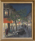 Load image into Gallery viewer, Mid Century Original Parisian Cityscape Oil Painting from Sweden 1940's
