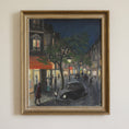 Load image into Gallery viewer, Mid Century Original Parisian Cityscape Oil Painting from Sweden 1940's
