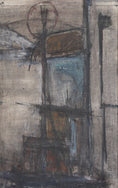 Load image into Gallery viewer, Vintage Original Abstract Oil Painting from Sweden
