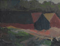 Load image into Gallery viewer, Vintage Art Original Landscape Oil Painting from Sweden
