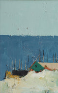 Load image into Gallery viewer, Mid Century Vintage Art Oil Painting from Sweden
