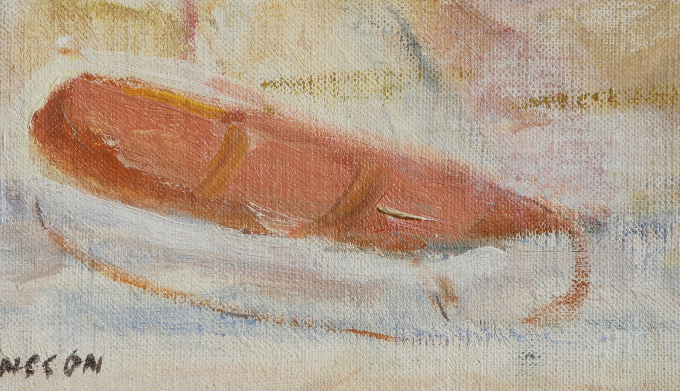Two Original Coastal Oil Paintings from Sweden by Andeers Jönsson