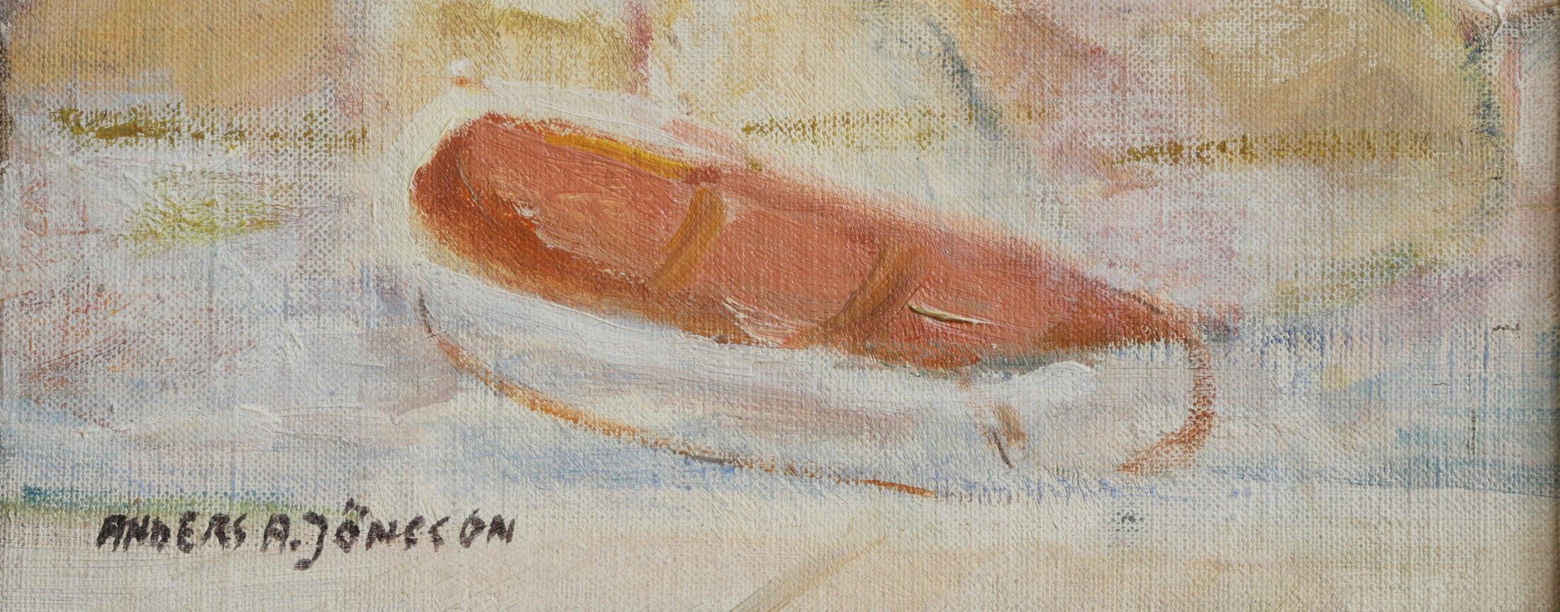 Two Original Coastal Oil Paintings from Sweden by Andeers Jönsson