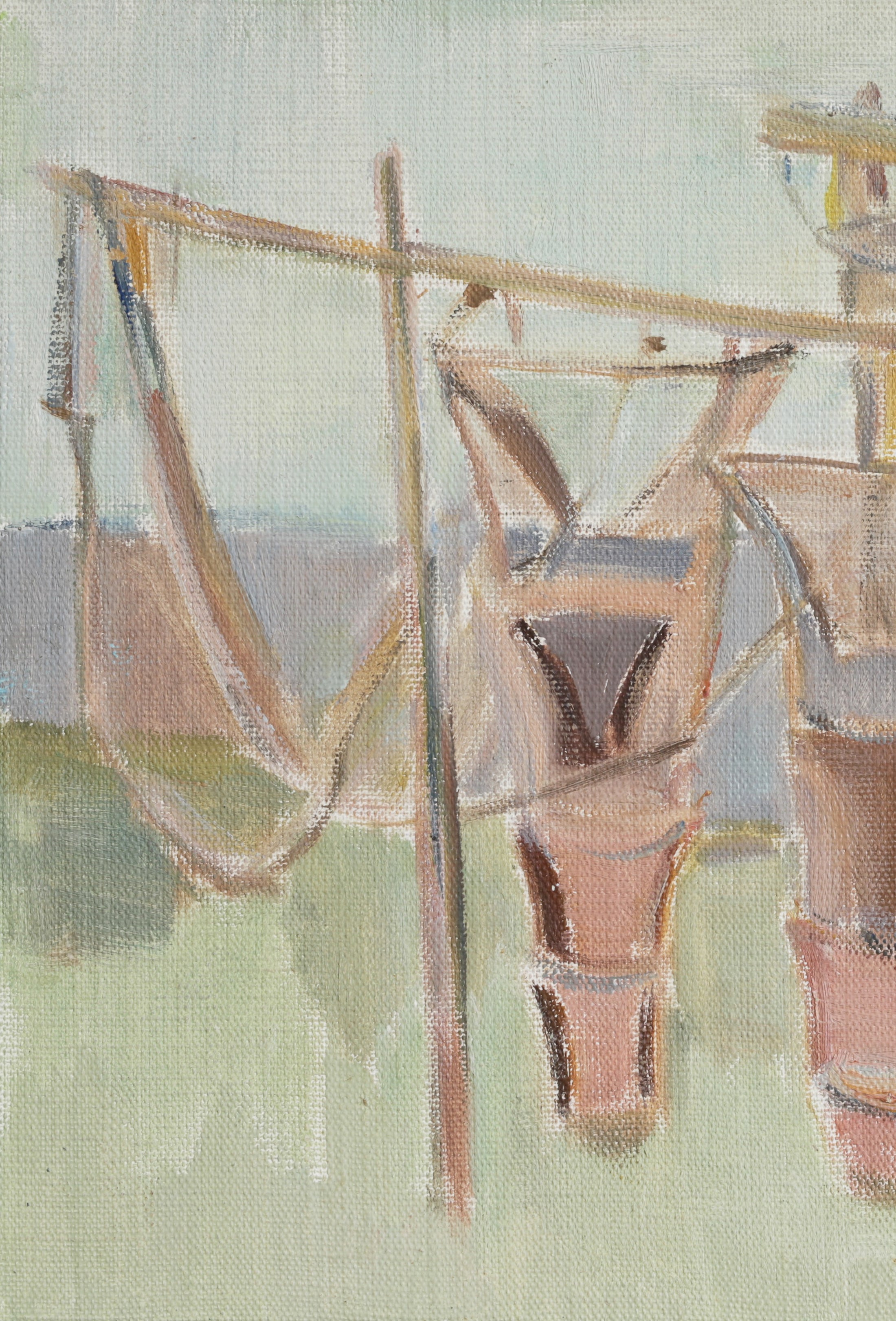 Two Original Coastal Oil Paintings from Sweden by Andeers Jönsson