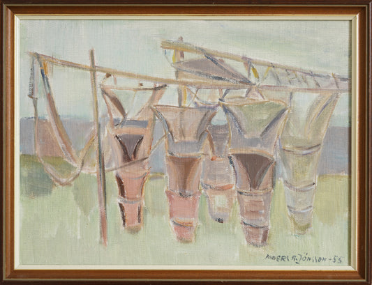 Two Original Coastal Oil Paintings from Sweden by Andeers Jönsson