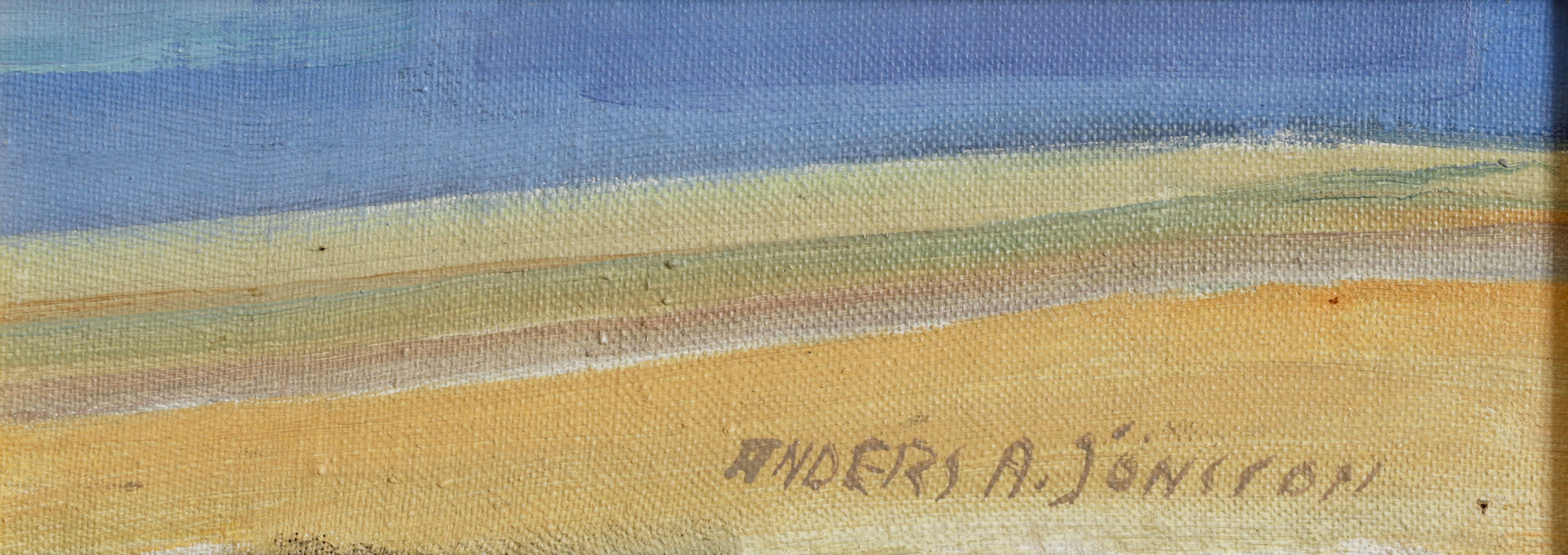 Pair of Vintage Mid Century Original Coastal Oil Paintings