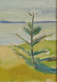 Load image into Gallery viewer, Pair of Vintage Mid Century Original Coastal Oil Paintings
