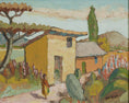 Load image into Gallery viewer, Vintage Art Room Original Landscape Oil Painting from Sweden
