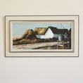Load image into Gallery viewer, Original Vintage Mid Century Farmhouse Oil Painting Sweden
